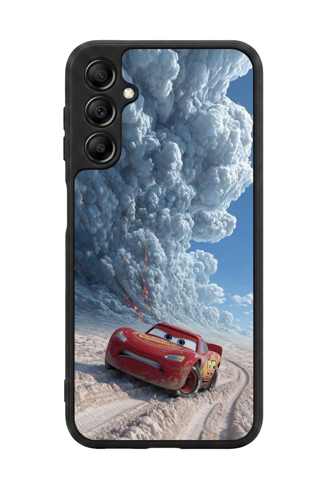 Samsung Galaxy A14 Uyumlu Şimsek McQueen Tasarımlı Glossy Premium Kılıf