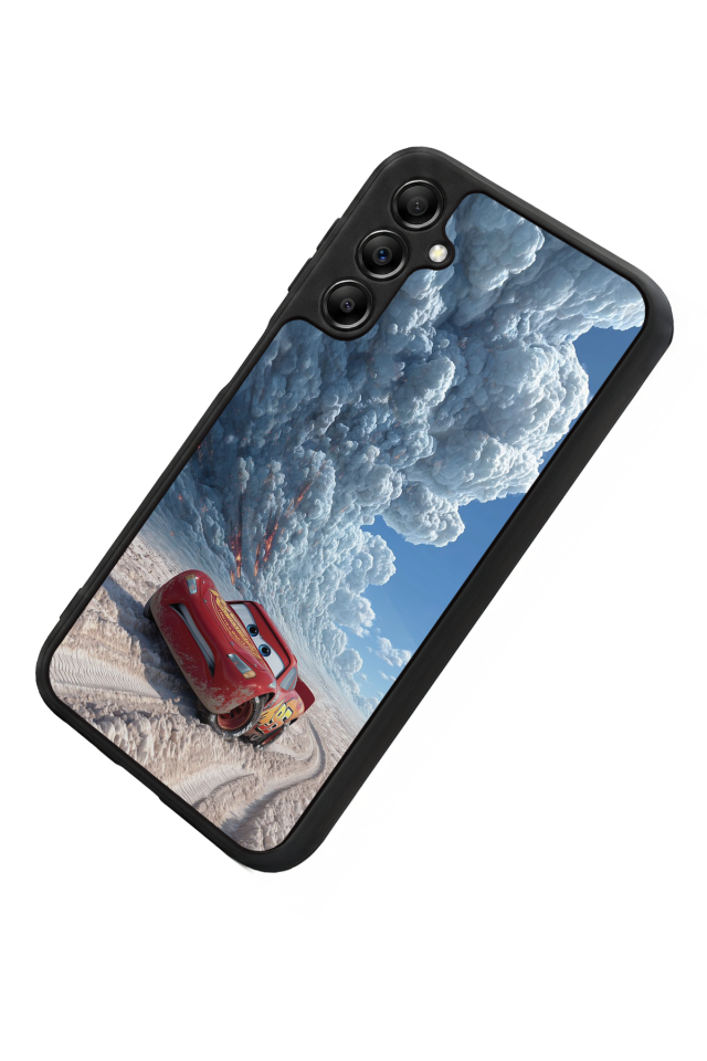 Samsung Galaxy A14 Uyumlu Şimsek McQueen Tasarımlı Glossy Premium Kılıf