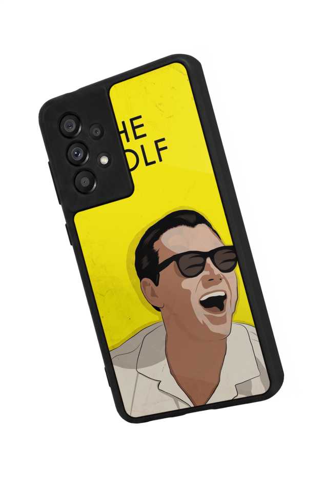Samsung Galaxy A73 Uyumlu TheWolf Tasarımlı Glossy Premium Kılıf