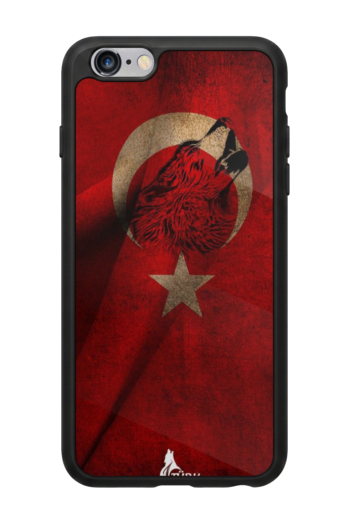 iPhone 6 Plus Uyumlu Türk Bayragi Tasarımlı Glossy Premium Kılıf