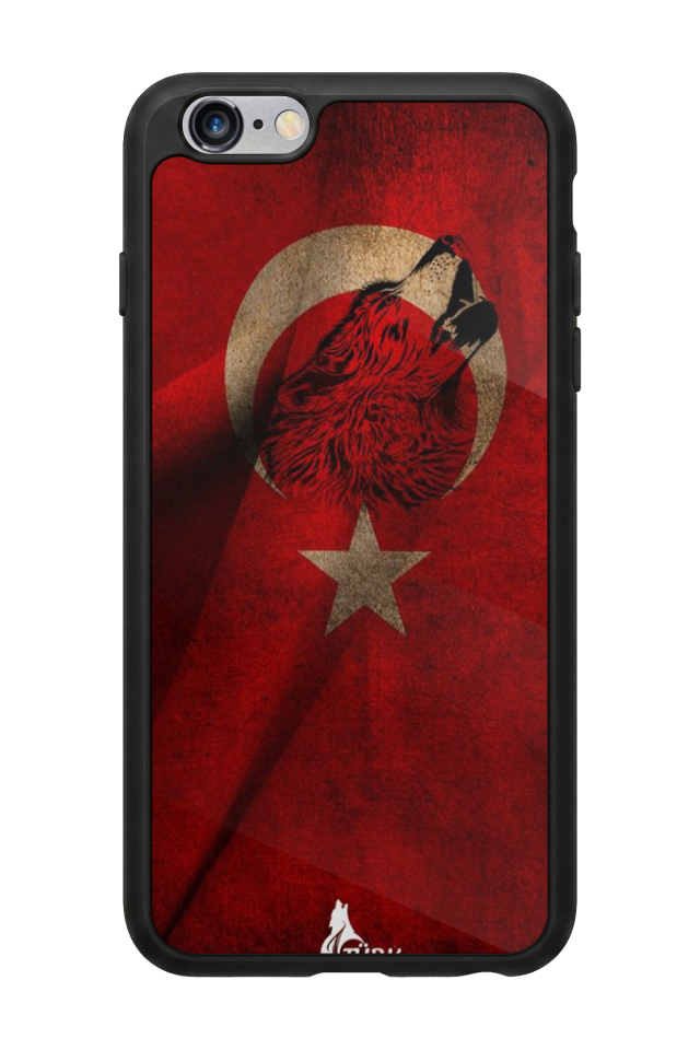 iPhone 6 Plus Uyumlu Türk Bayragi Tasarımlı Glossy Premium Kılıf