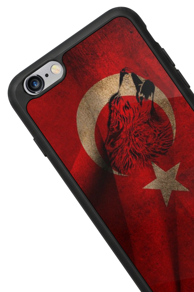 iPhone 6 Plus Uyumlu Türk Bayragi Tasarımlı Glossy Premium Kılıf