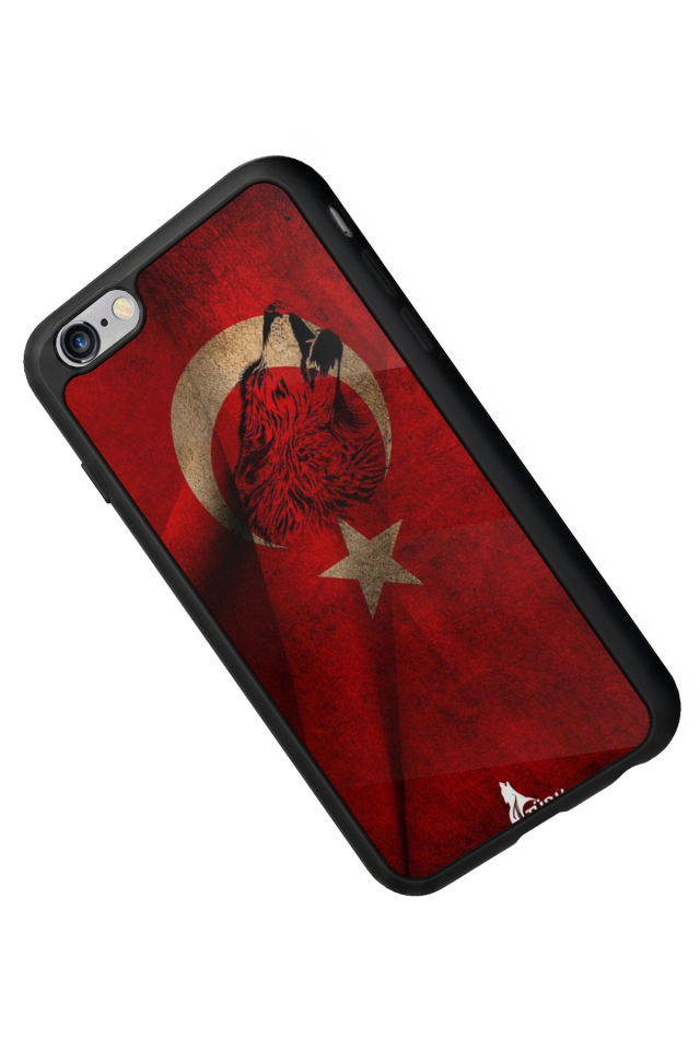 iPhone 6 Plus Uyumlu Türk Bayragi Tasarımlı Glossy Premium Kılıf