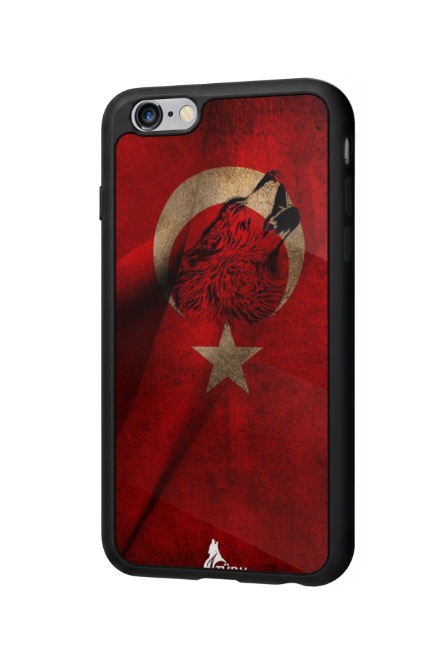 iPhone 6 Plus Uyumlu Türk Bayragi Tasarımlı Glossy Premium Kılıf