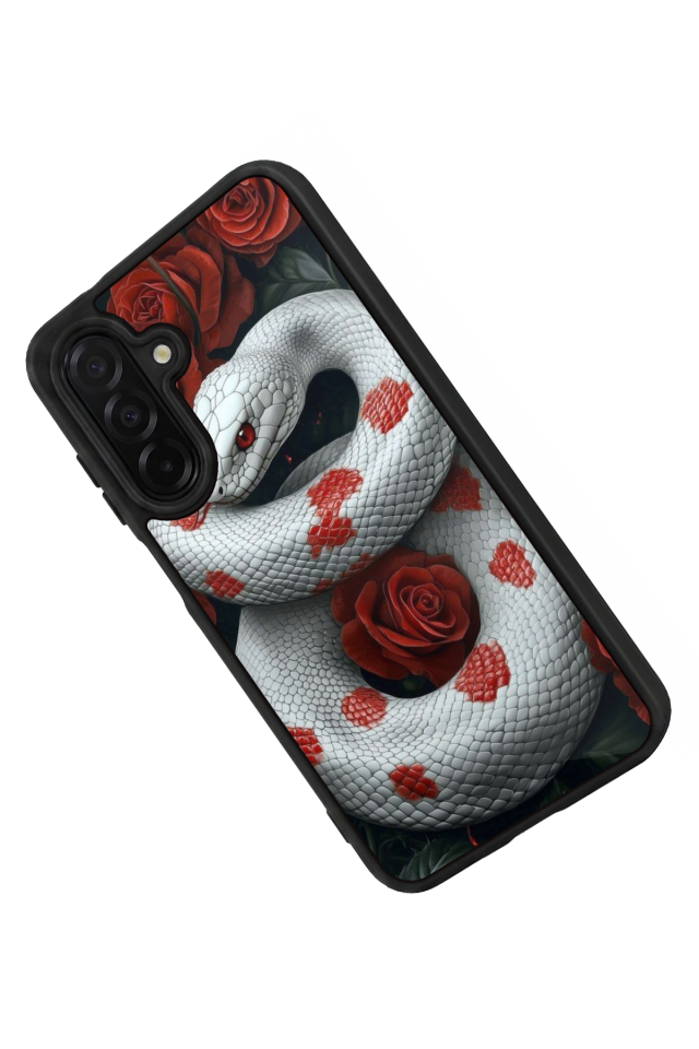 Samsung Galaxy A56 Uyumlu Yılan Tasarımlı Glossy Premium Kılıf