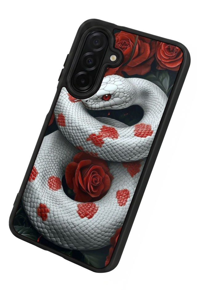 Samsung Galaxy A56 Uyumlu Yılan Tasarımlı Glossy Premium Kılıf