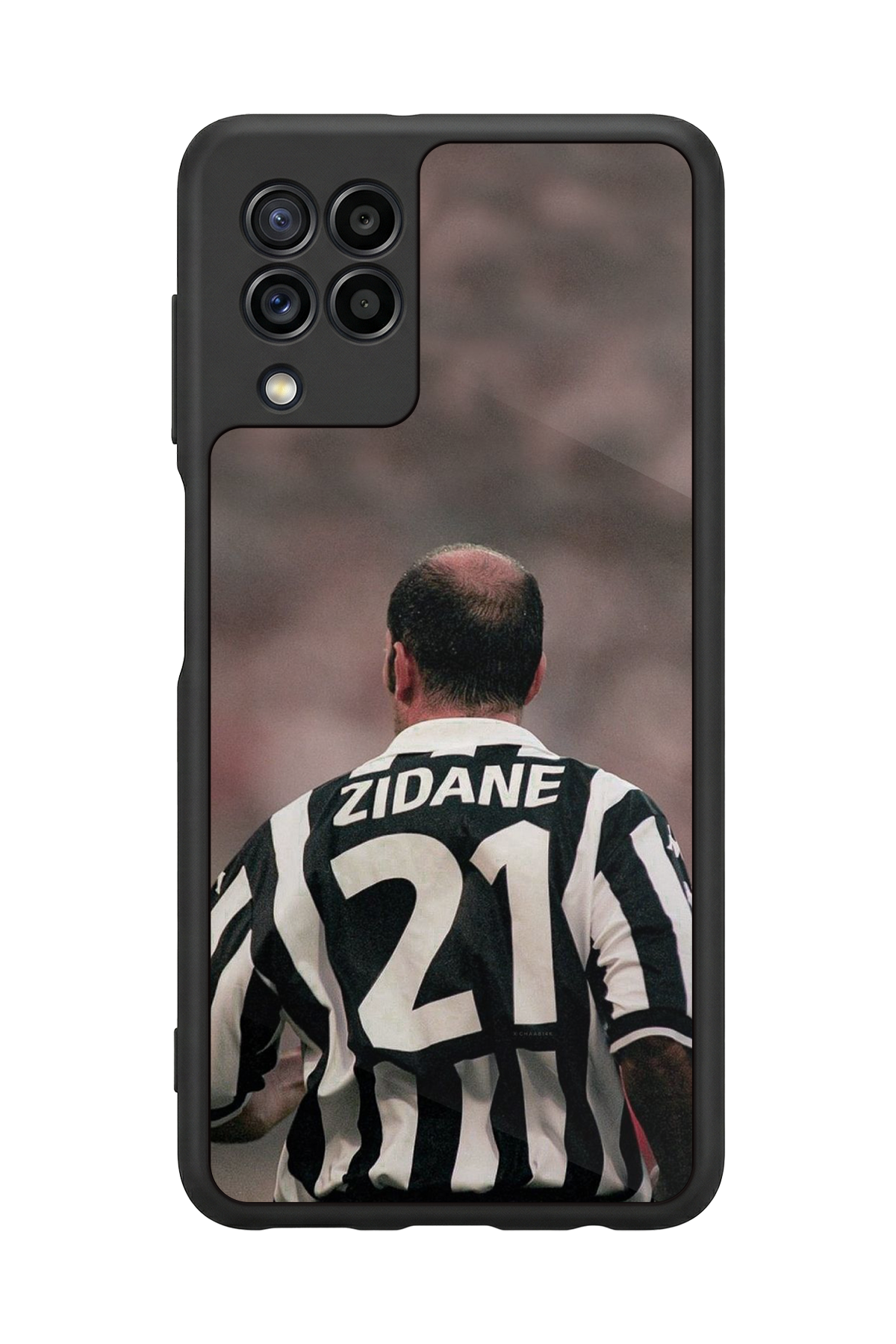 Samsung Galaxy M32 Uyumlu Zidane Tasarımlı Glossy Premium Kılıf