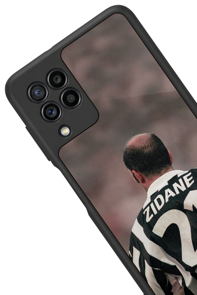 Samsung Galaxy M32 Uyumlu Zidane Tasarımlı Glossy Premium Kılıf
