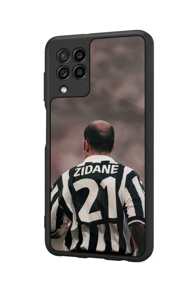 Samsung Galaxy M32 Uyumlu Zidane Tasarımlı Glossy Premium Kılıf