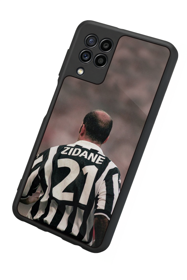 Samsung Galaxy M32 Uyumlu Zidane Tasarımlı Glossy Premium Kılıf