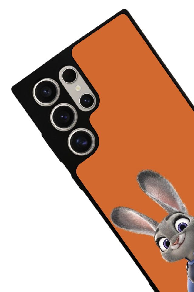 Samsung Galaxy S22 Ultra Uyumlu Zootropolis Tasarımlı Glossy Premium Kılıf