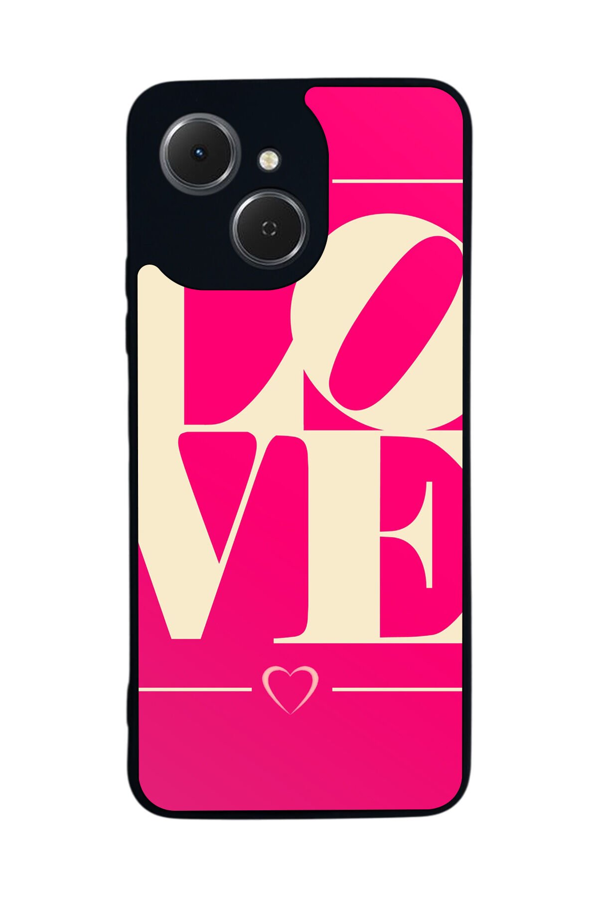 Tecno Spark 40C Uyumlu Love Tasarımlı Glossy Premium Kılıf