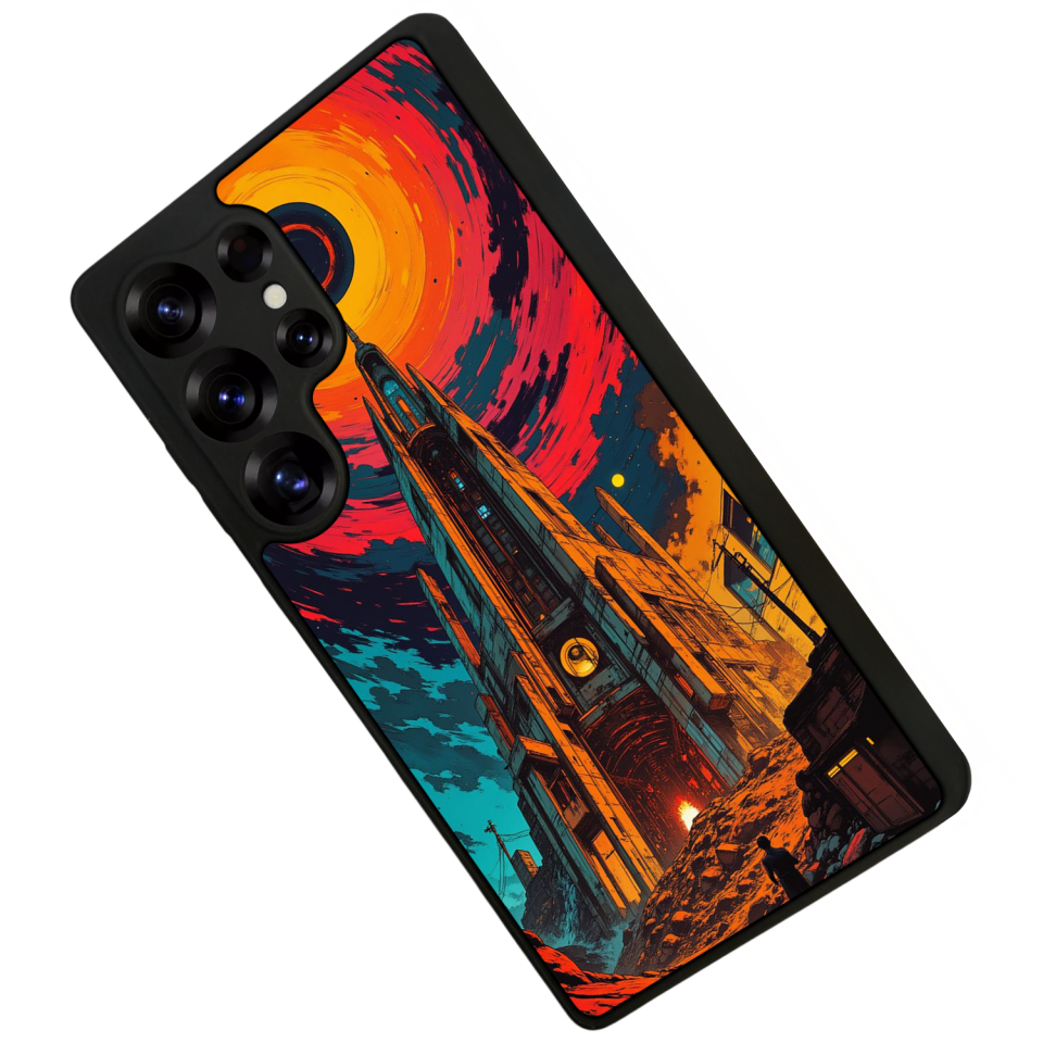 Samsung Galaxy S25 Ultra Uyumlu Abstract Tasarımlı Glossy Premium Kılıf