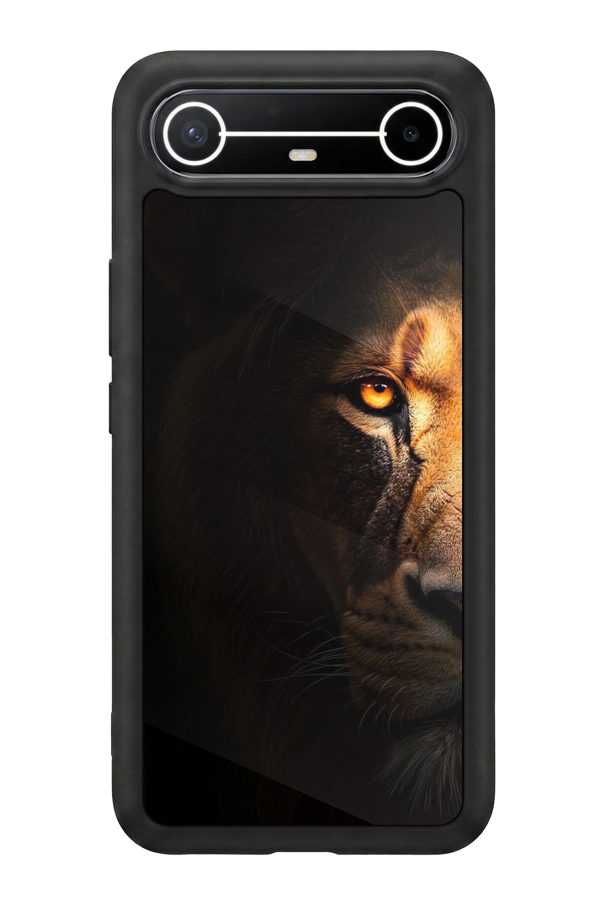 Tecno Spark Slim 5G Uyumlu Aslan Tasarımlı Glossy Premium Kılıf