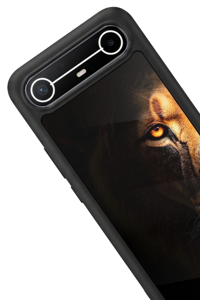 Tecno Spark Slim 5G Uyumlu Aslan Tasarımlı Glossy Premium Kılıf