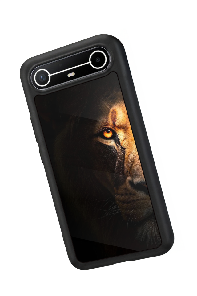 Tecno Spark Slim 5G Uyumlu Aslan Tasarımlı Glossy Premium Kılıf