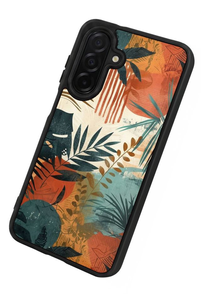 Samsung Galaxy A36 Uyumlu Botanik Tasarımlı Glossy Premium Kılıf