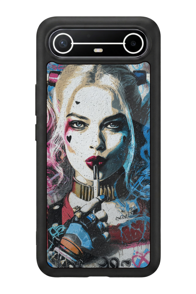 Tecno Spark Slim 5G Uyumlu HarleyQueen Tasarımlı Glossy Premium Kılıf