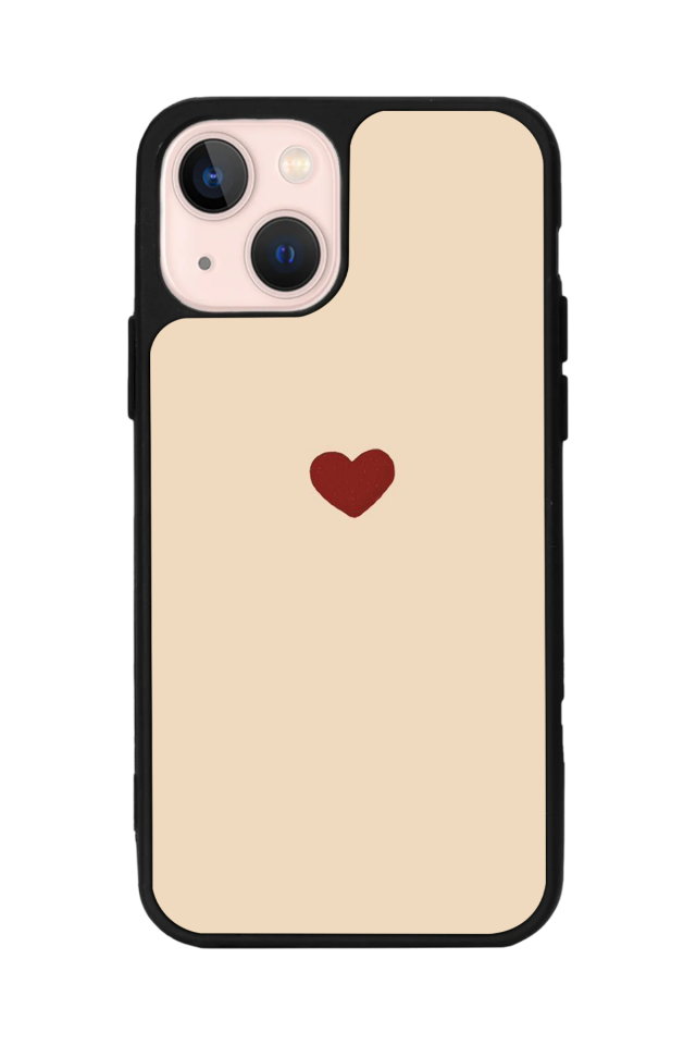 iPhone 13/14 Uyumlu Kalp Love Tasarımlı Glossy Premium Kılıf
