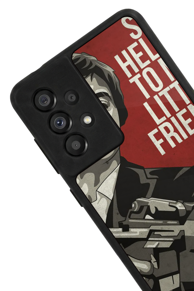 Samsung Galaxy A73 Uyumlu Scarface Tasarımlı Glossy Premium Kılıf