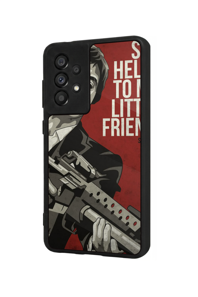 Samsung Galaxy A73 Uyumlu Scarface Tasarımlı Glossy Premium Kılıf