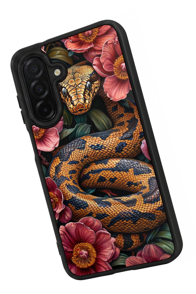Samsung Galaxy A56 Uyumlu Yılan Tasarımlı Glossy Premium Kılıf