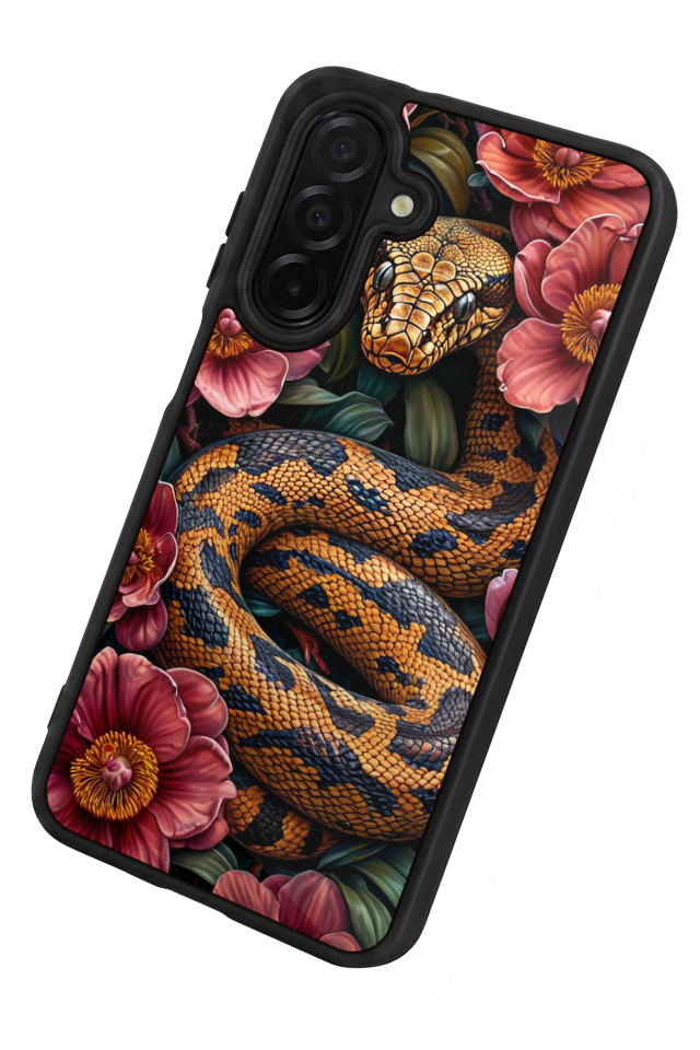 Samsung Galaxy A56 Uyumlu Yılan Tasarımlı Glossy Premium Kılıf