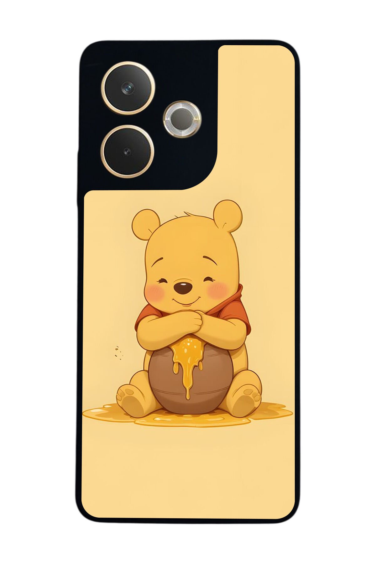 Oppo A5 Pro Uyumlu Winnie Tasarımlı Glossy Premium Kılıf