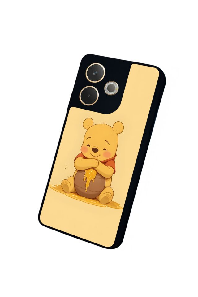 Oppo A5 Pro Uyumlu Winnie Tasarımlı Glossy Premium Kılıf