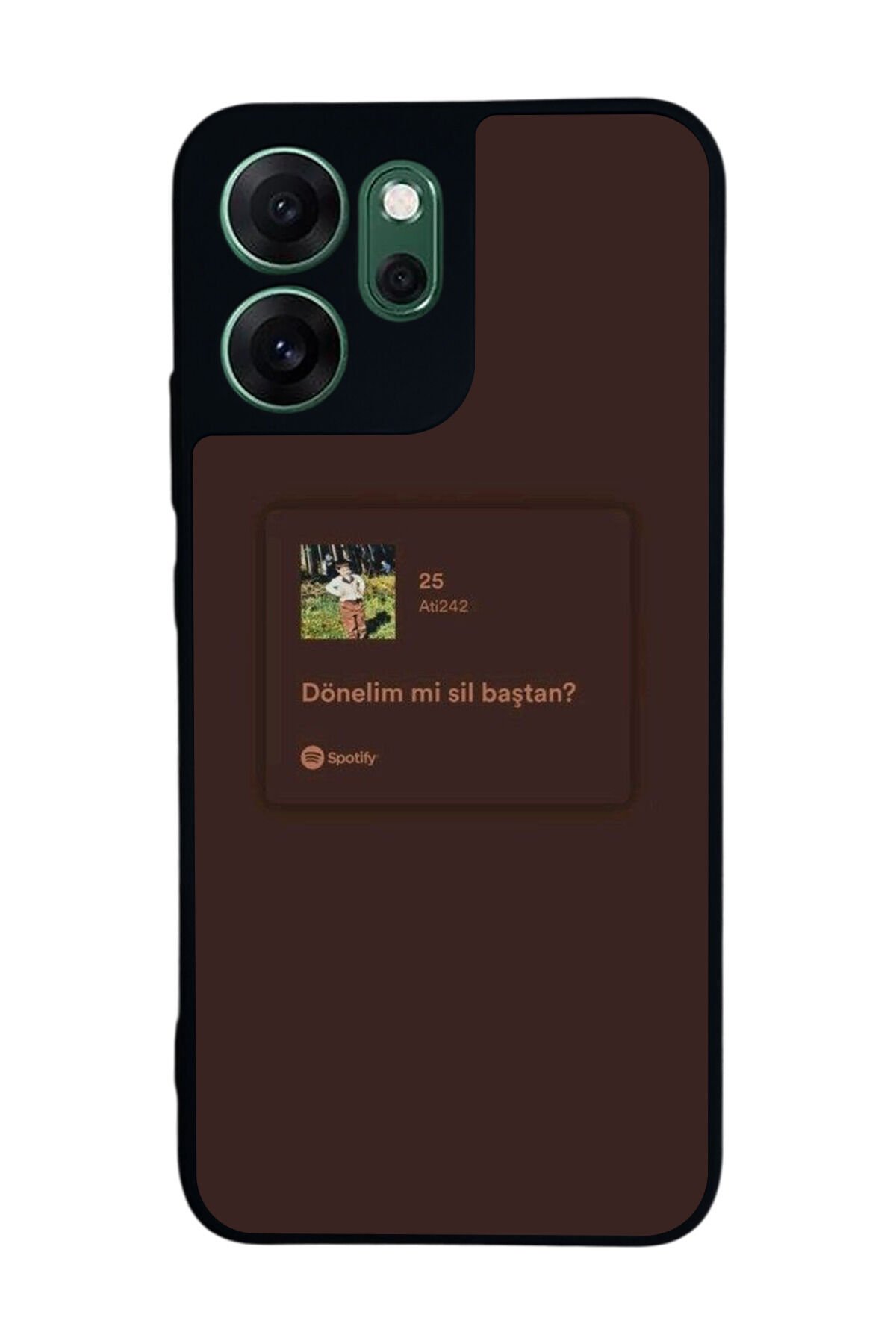 Oppo Reno 14F Uyumlu Sarki Sozleri Tasarımlı Glossy Premium Kılıf