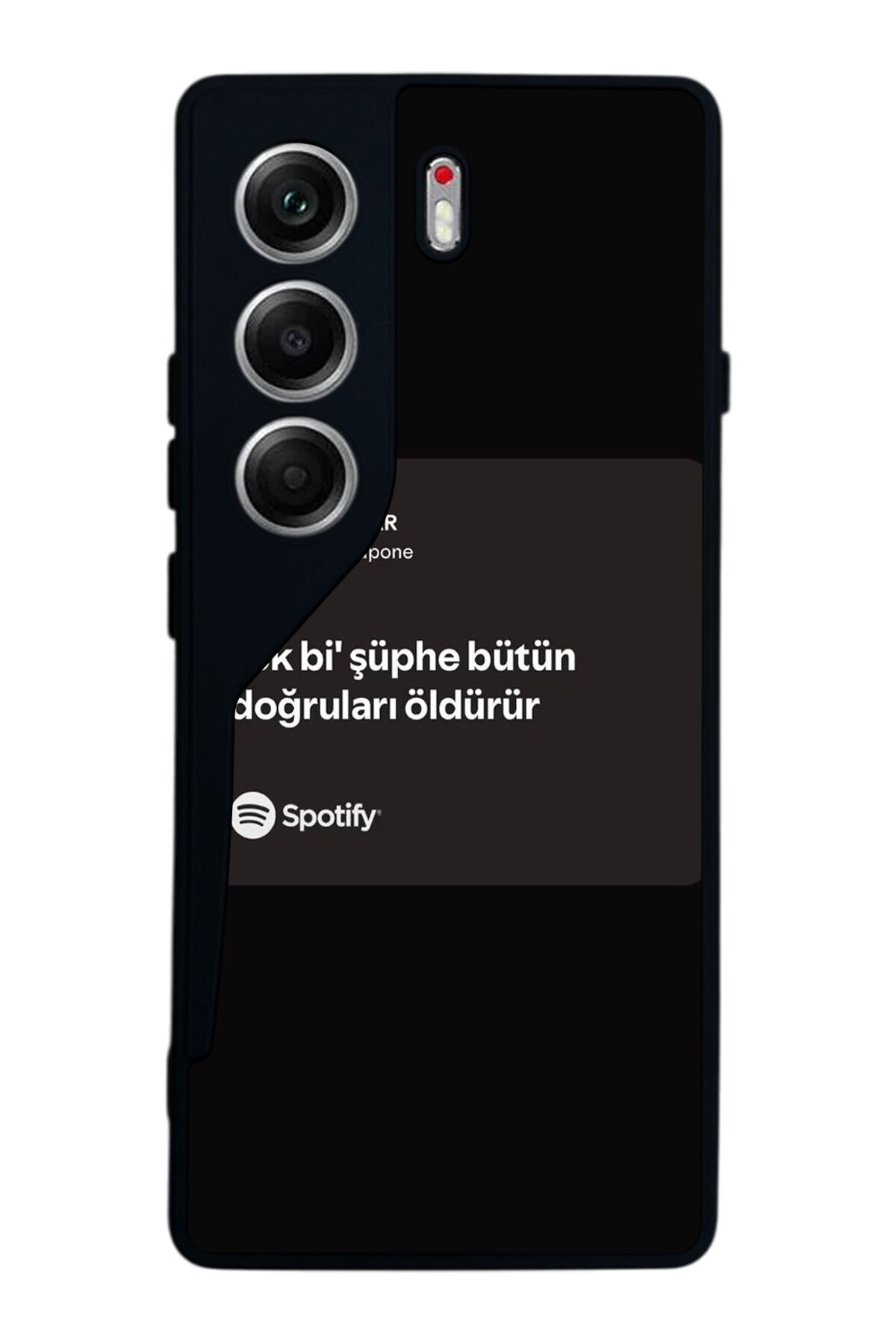 Tecno Camon 40 Uyumlu Sarki Sozleri Tasarımlı Glossy Premium Kılıf