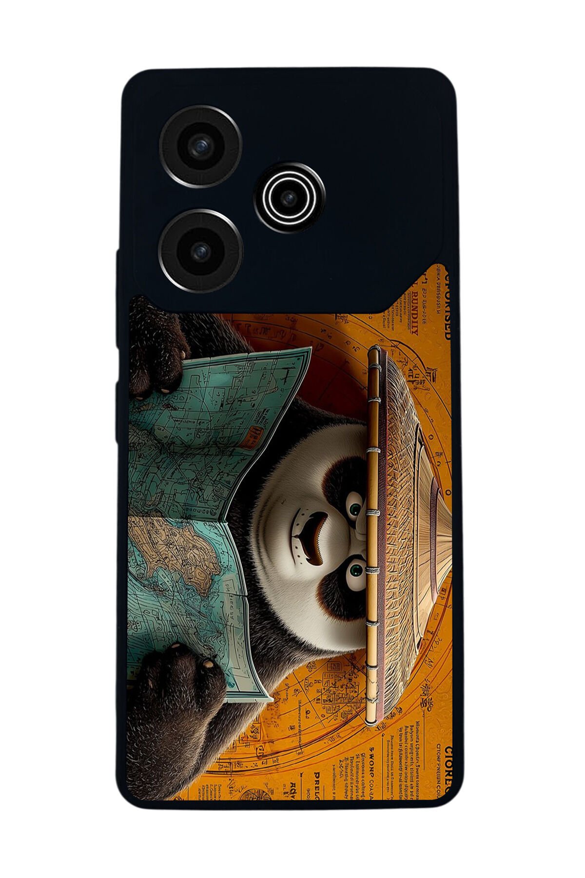 Tecno Pova 6 Uyumlu Kung Fu Panda Tasarımlı Glossy Premium Kılıf