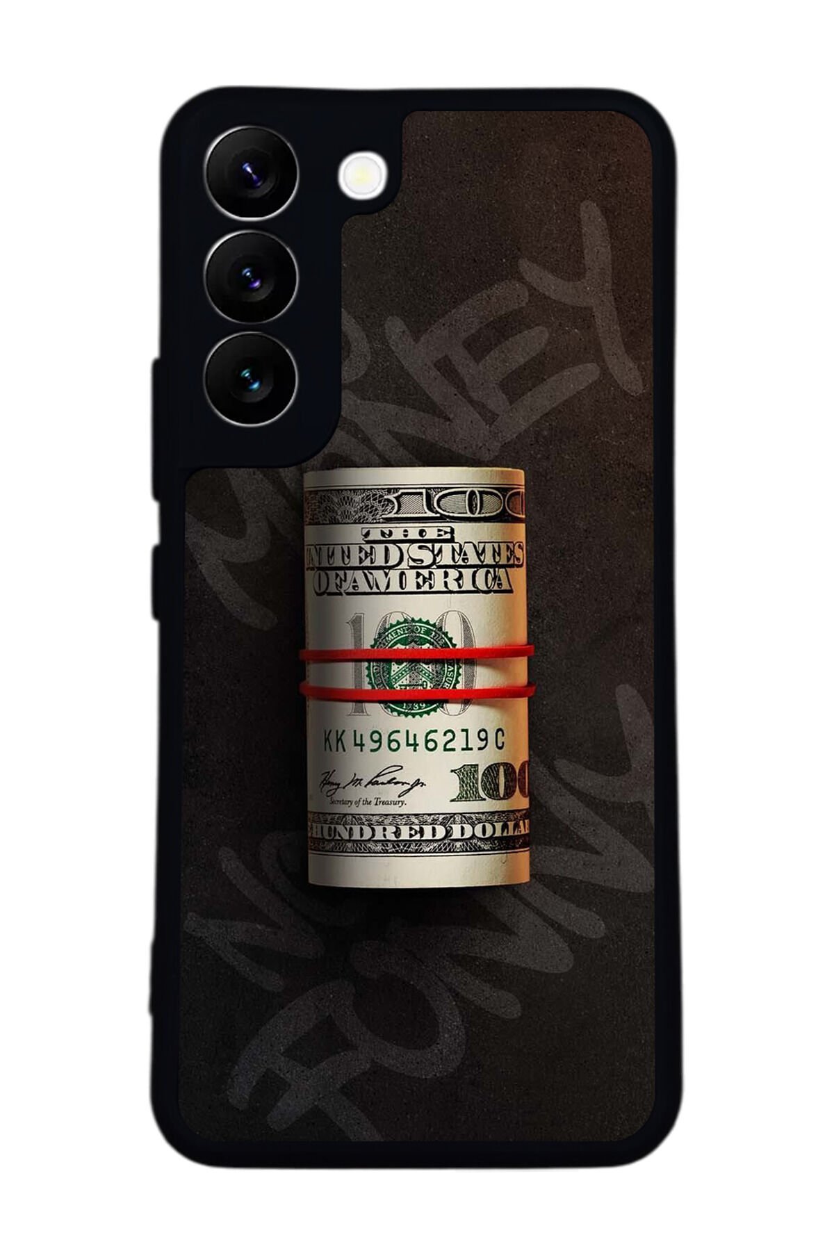 Samsung Galaxy S22 Uyumlu Para Tasarımlı Glossy Premium Kılıf