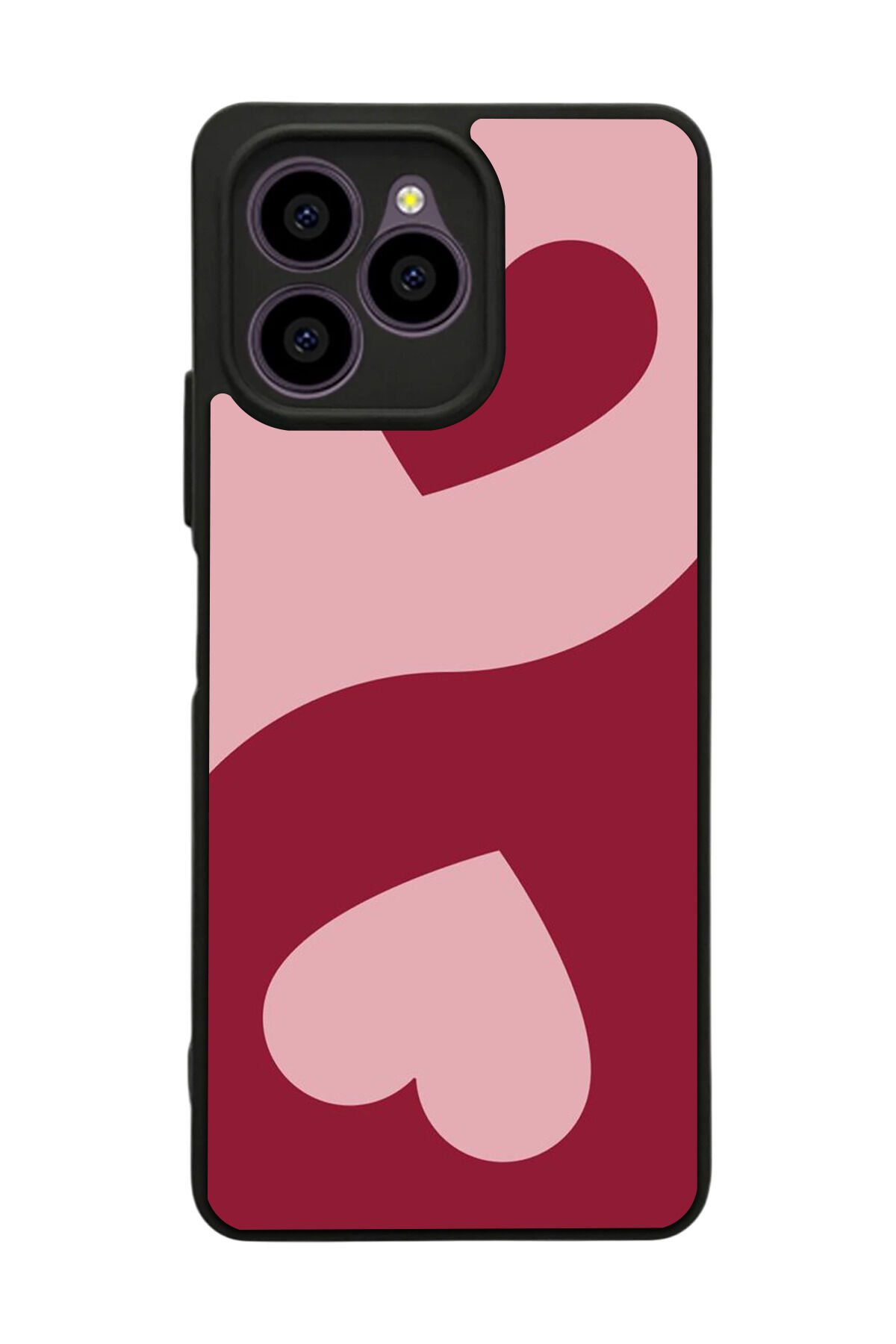 Omix X6 Uyumlu Kalp Love Tasarımlı Glossy Premium Kılıf