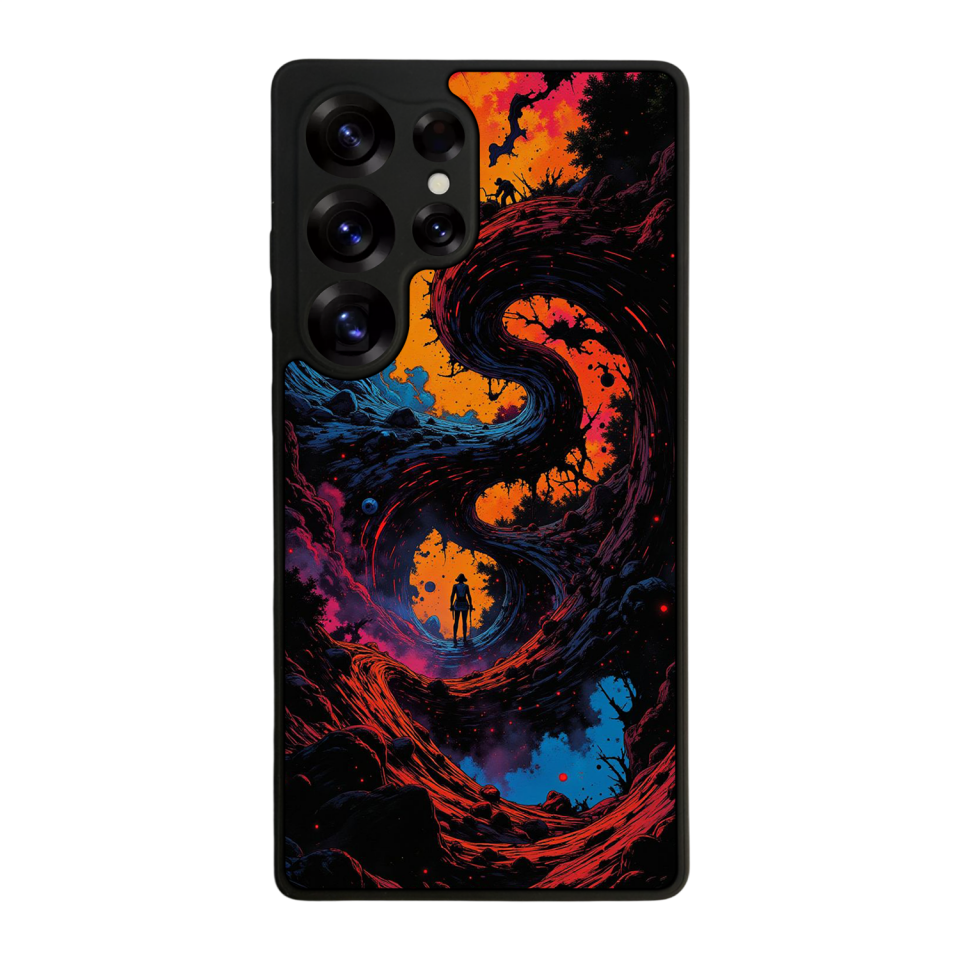 Samsung Galaxy S25 Ultra Uyumlu Abstract Tasarımlı Glossy Premium Kılıf