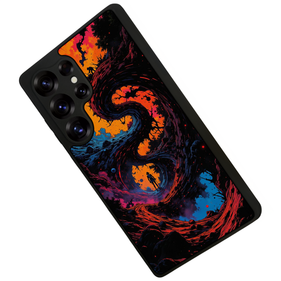 Samsung Galaxy S25 Ultra Uyumlu Abstract Tasarımlı Glossy Premium Kılıf