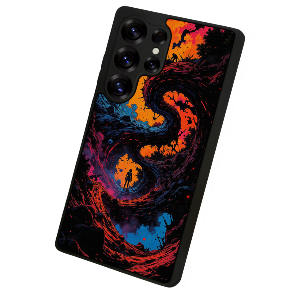 Samsung Galaxy S25 Ultra Uyumlu Abstract Tasarımlı Glossy Premium Kılıf