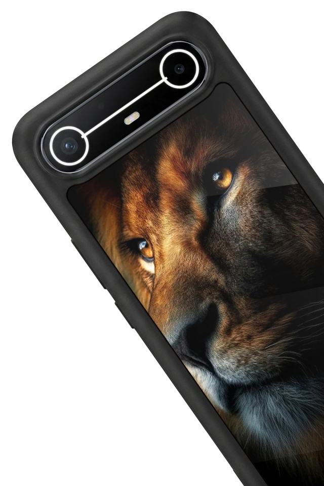 Tecno Spark Slim 5G Uyumlu Aslan Tasarımlı Glossy Premium Kılıf