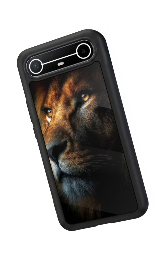 Tecno Spark Slim 5G Uyumlu Aslan Tasarımlı Glossy Premium Kılıf