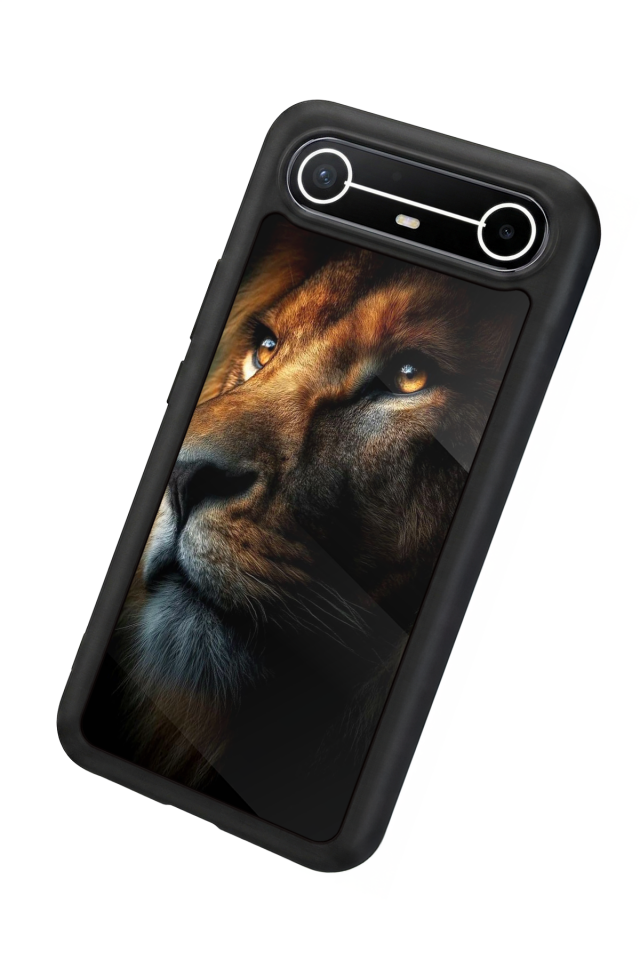 Tecno Spark Slim 5G Uyumlu Aslan Tasarımlı Glossy Premium Kılıf