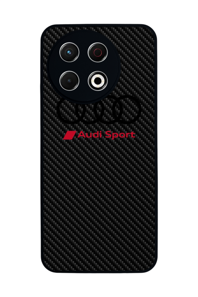 Tecno Spark 30 Pro Uyumlu Audi Tasarımlı Glossy Premium Kılıf