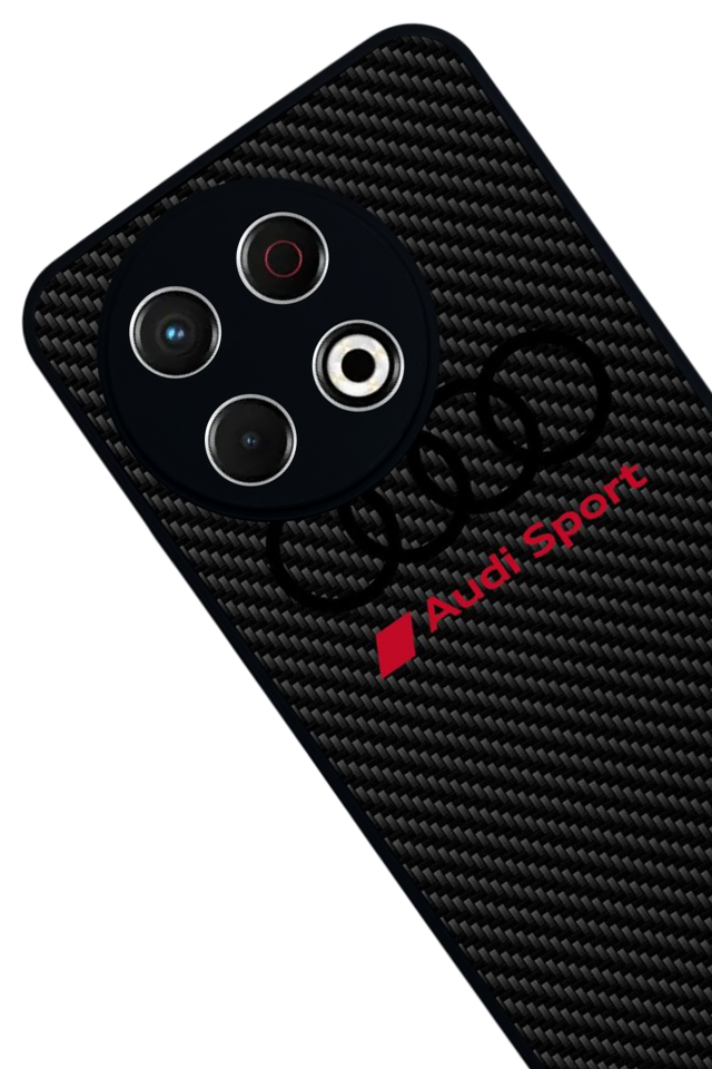 Tecno Spark 30 Pro Uyumlu Audi Tasarımlı Glossy Premium Kılıf