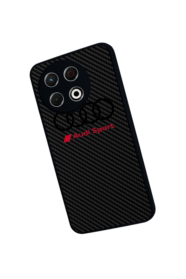 Tecno Spark 30 Pro Uyumlu Audi Tasarımlı Glossy Premium Kılıf