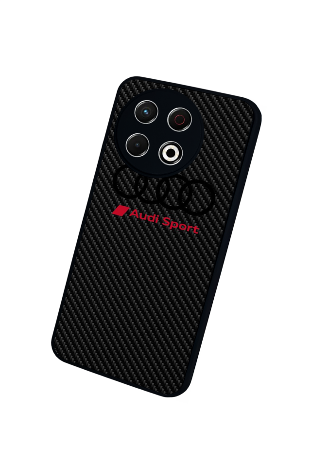 Tecno Spark 30 Pro Uyumlu Audi Tasarımlı Glossy Premium Kılıf