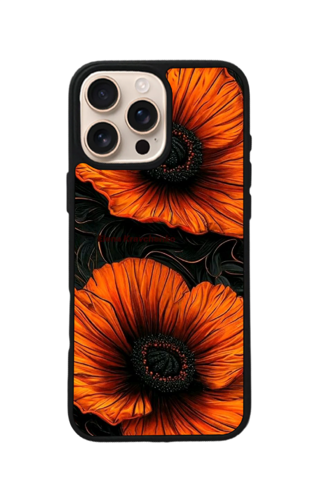 iPhone 14 Pro Max Uyumlu Botanik Tasarımlı Glossy Premium Kılıf