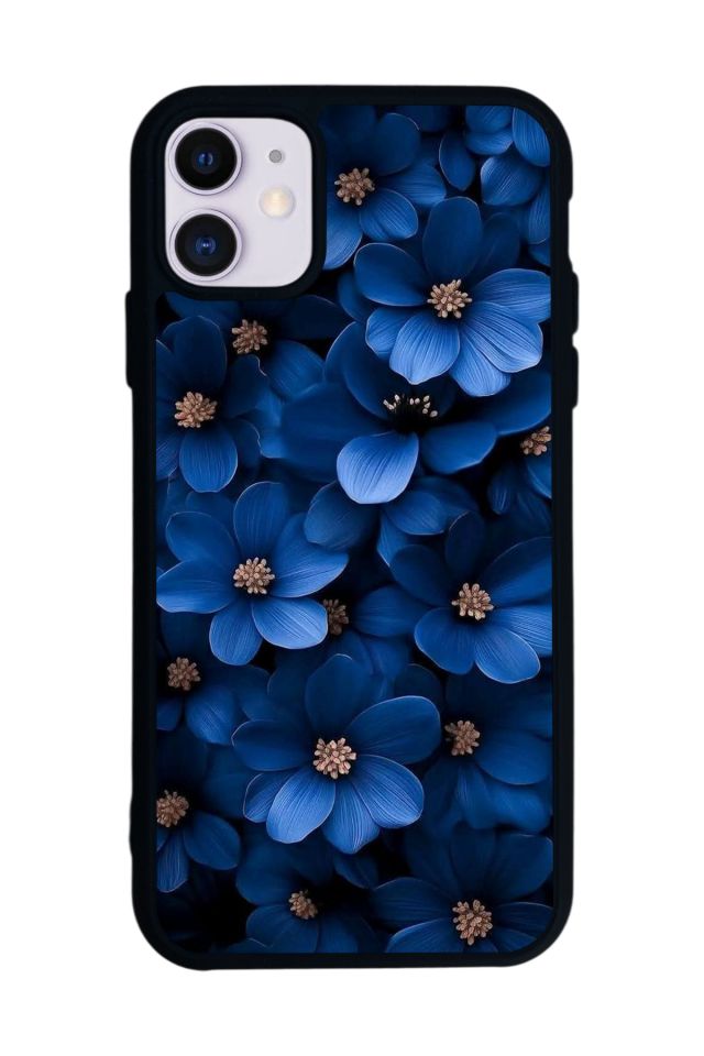 iPhone 11 Uyumlu Cicek Tasarımlı Glossy Premium Kılıf