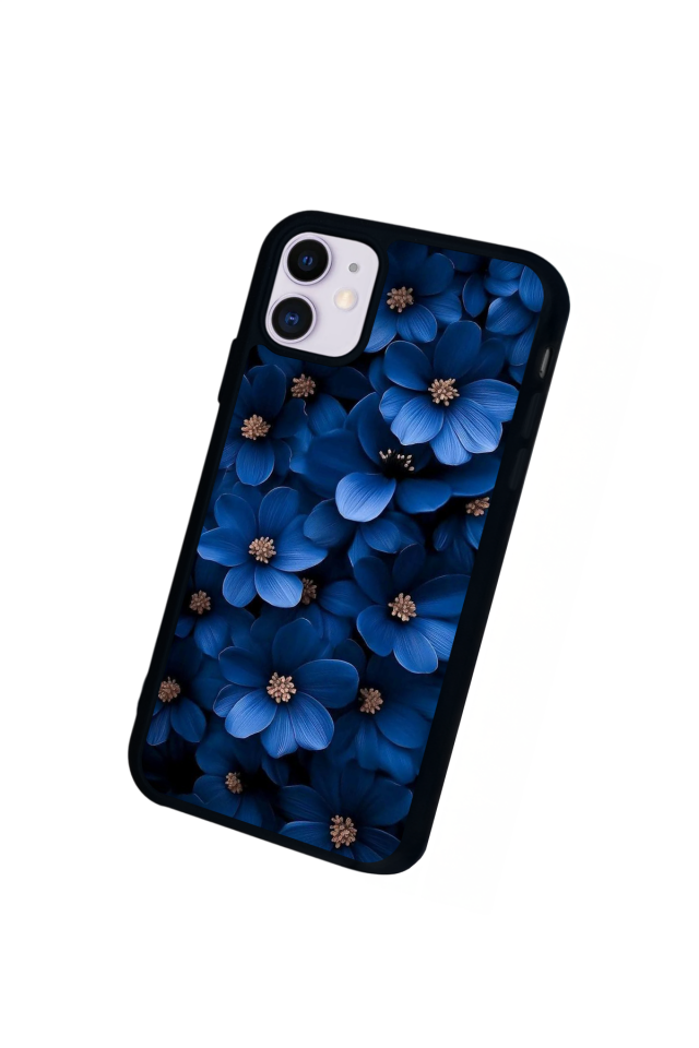 iPhone 11 Uyumlu Cicek Tasarımlı Glossy Premium Kılıf