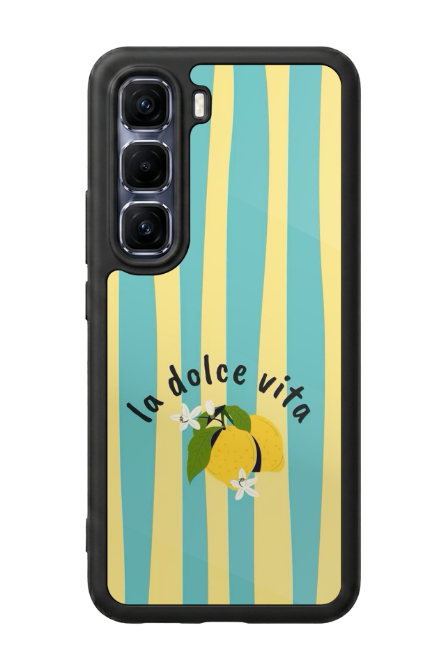 Infinix Hot 60 Pro Plus Uyumlu Limon Tasarımlı Glossy Premium Kılıf