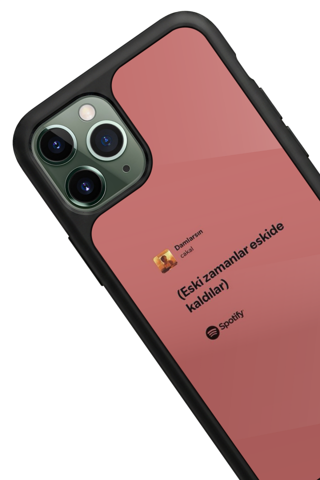 iPhone 11 Pro Max Uyumlu Sarki Sozleri Tasarımlı Glossy Premium Kılıf
