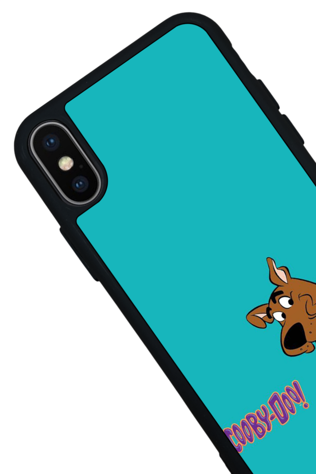 iPhone X/ XS Uyumlu Scooby Doo Tasarımlı Glossy Premium Kılıf